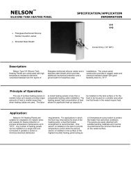 Vessel/Tank Heating Specification Sheet - Emerson Industrial ...