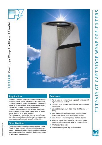 Canister Pre-Filter Wrap - Filtrair BV