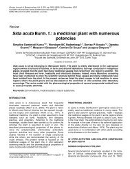 Sida acuta Burm. f.: a medicinal plant with numerous potencies