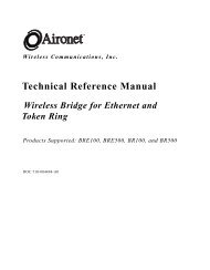 Technical Reference Manual Wireless Bridge for Ethernet and ...