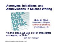 Acronyms, Initialisms, and Abbreviations in Science Writing