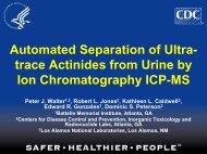 trace Actinides from Urine by Ion Chromatography ICP-MS - Eichrom