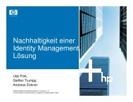 Nachhaltigkeit einer Identity Management LÃ¶sung - usp MarCom