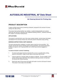 Autosolve Industrial AF-PDS-English (.PDF) - MacDermid Autotype
