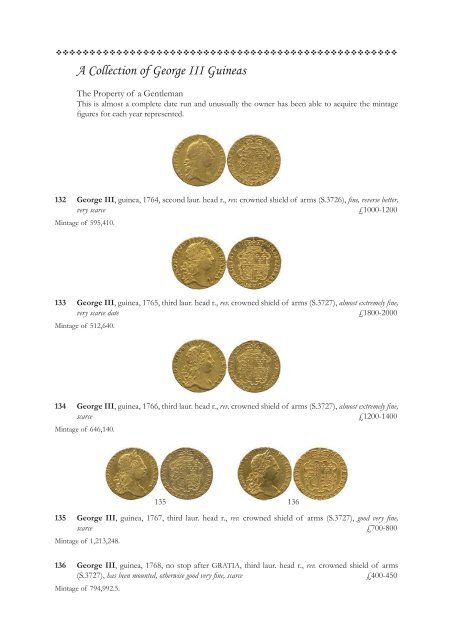 A Collection of George III Guineas - St James's Auctions