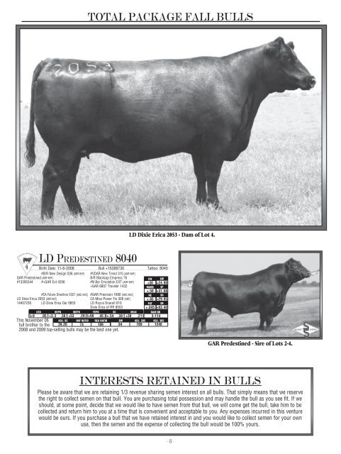 TOTAL PACKAGE BULL SALE - Angus Journal