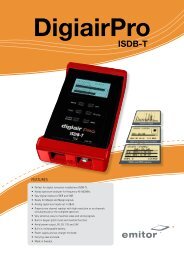 Digiair PRO ISDB-T - Leaflet - Emitor