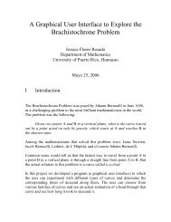 A Graphical User Interface to Explore the Brachistochrone Problem