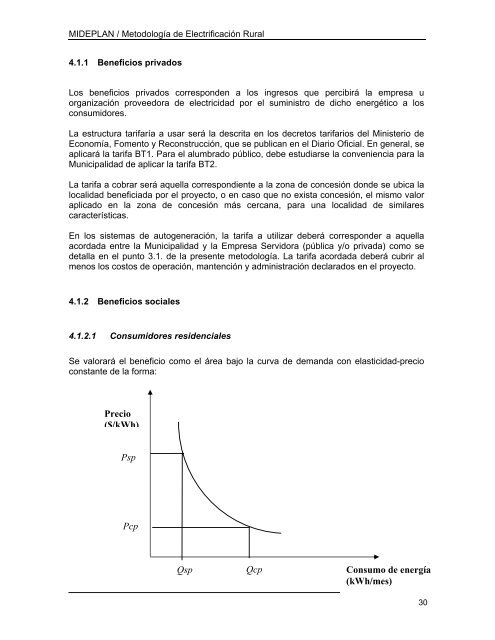 evaluacin de proyectos de electrificacin rural - Sistema Nacional de ...