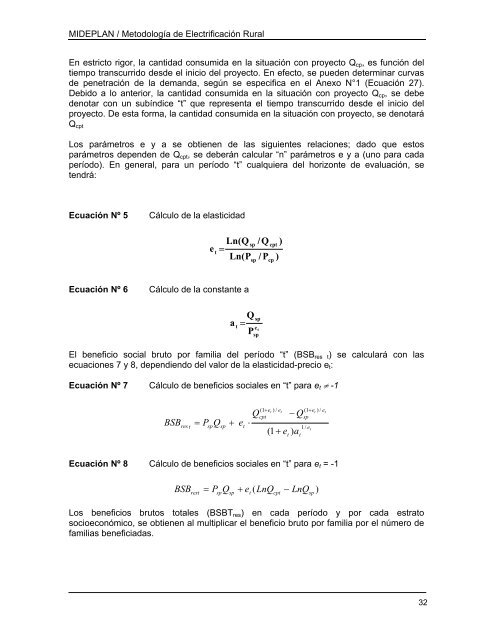 evaluacin de proyectos de electrificacin rural - Sistema Nacional de ...