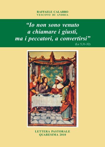 Scarica la Lettera - Diocesi di Andria