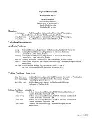 Daphne Manoussaki Curriculum Vitae Office Address 1326 ...