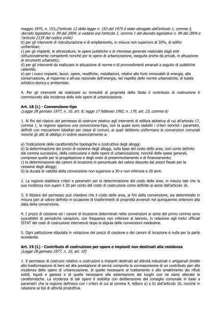 D.P.R. 06 giugno 2001, nÂ° 380 - Regione Lazio
