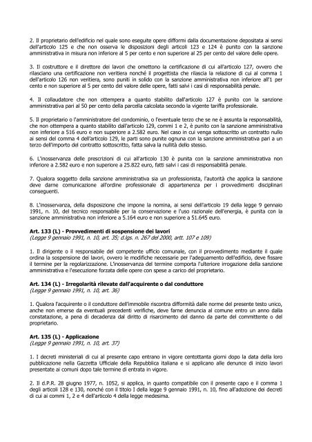 D.P.R. 06 giugno 2001, nÂ° 380 - Regione Lazio