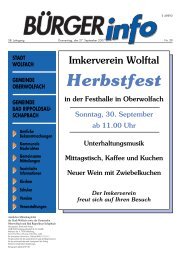 Herbstfest - Wolfach