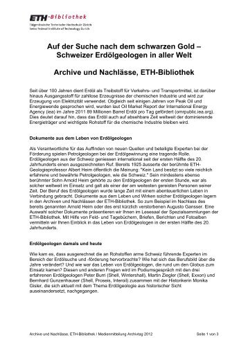 Max Frisch-Archiv an der ETH-Bibliothek