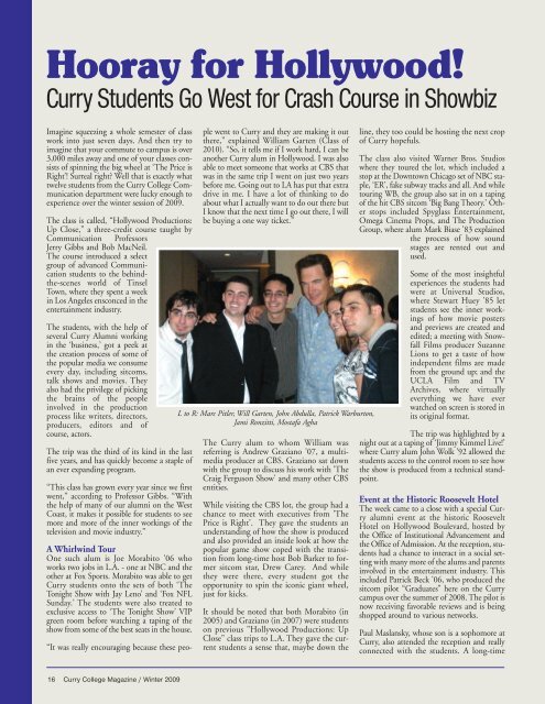 Mag_text_Spring 06 - Curry College