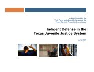 Indigent Defense in the Texas Juvenile Justice System