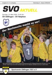 In Punkto A A Aœhaarea A Aœ Bleiben Wir Am Ball Sportverein 1931 Ottfingen Ev