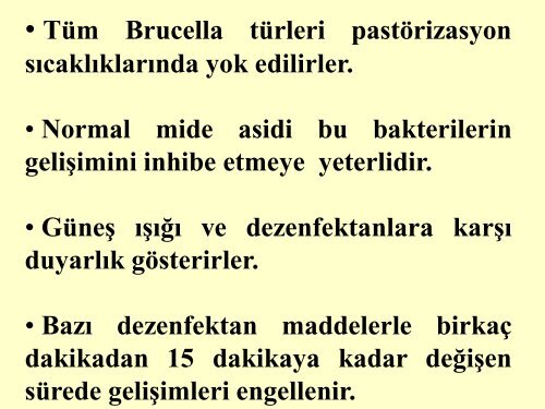 bruselloz - Ziraat FakÃ¼ltesi - Ankara Ãniversitesi