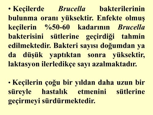 bruselloz - Ziraat FakÃ¼ltesi - Ankara Ãniversitesi