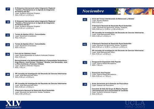 Ir al Programa - Universidad Centroccidental Lisandro Alvarado