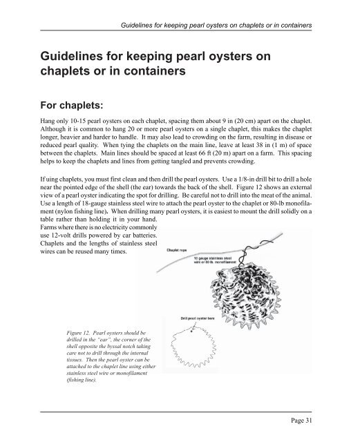 The Basic Methods of Pearl Farming: A Layman's Manual - CTSA