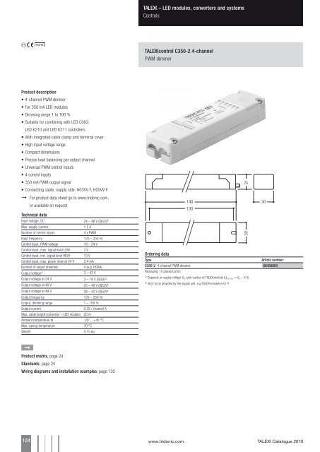 T Catalogue 2010 - Tridonic