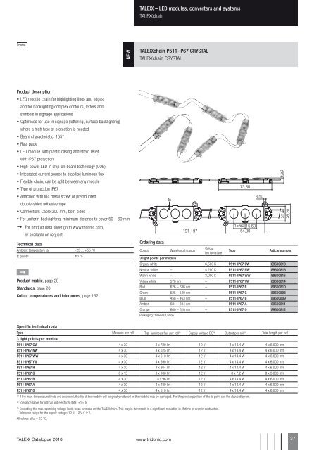 T Catalogue 2010 - Tridonic