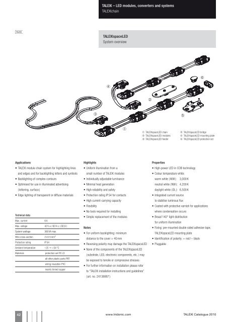 T Catalogue 2010 - Tridonic