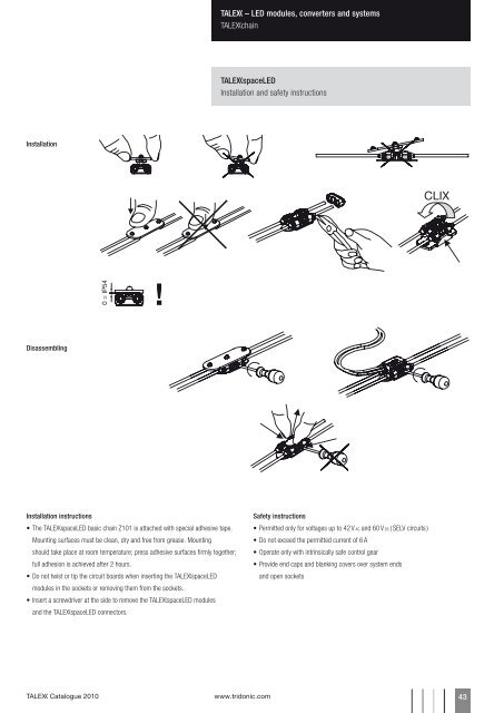 T Catalogue 2010 - Tridonic