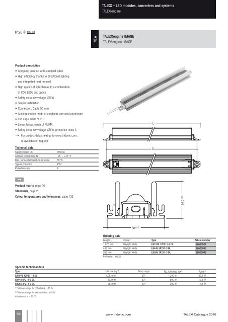 T Catalogue 2010 - Tridonic