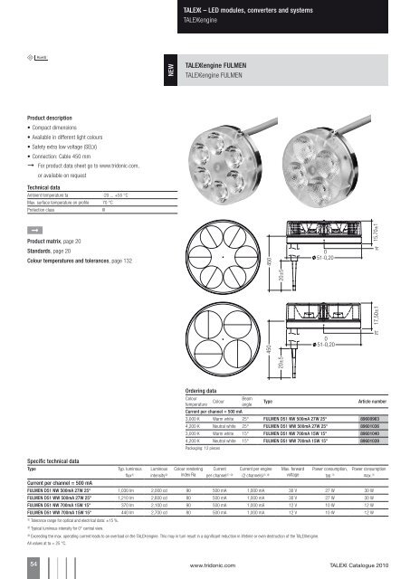 T Catalogue 2010 - Tridonic