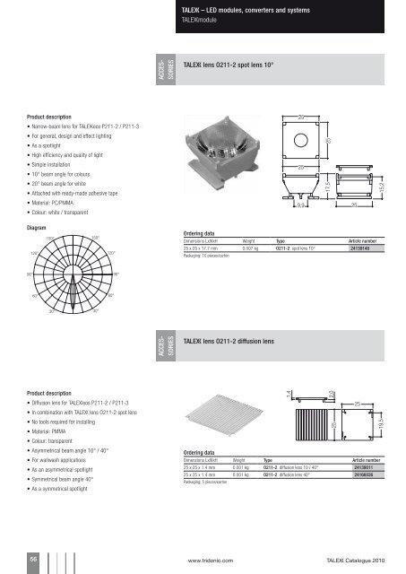 T Catalogue 2010 - Tridonic