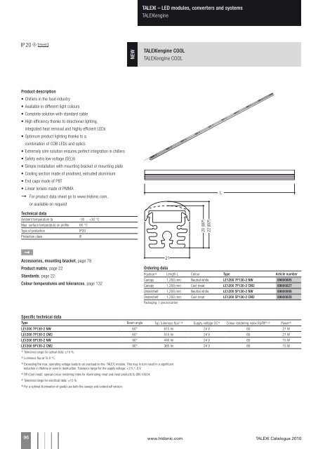 T Catalogue 2010 - Tridonic