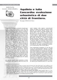 Aquileia e Iulia Concordia: evoluzione urbanistica di due cittÃ  di ...