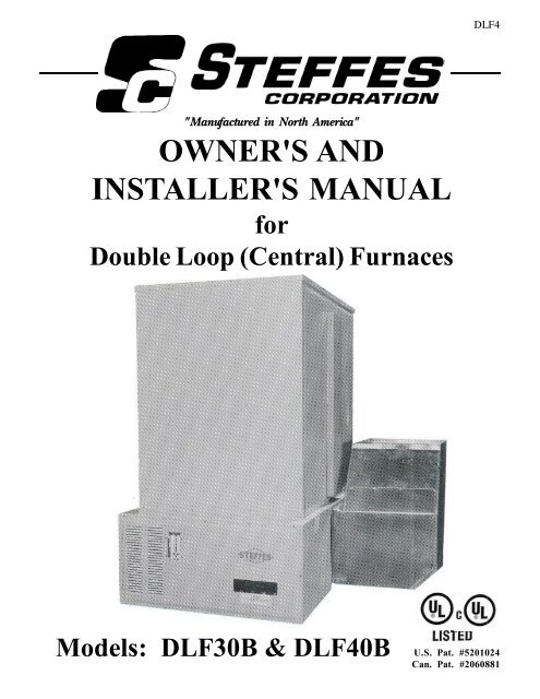 Double Loop Central Furnace Owner's Manual - Steffes Corporation Steffis Heater Model 301s Wiring Diagram Yumpu