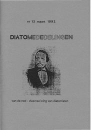 1992 - Nederlands-Vlaamse Kring van Diatomisten