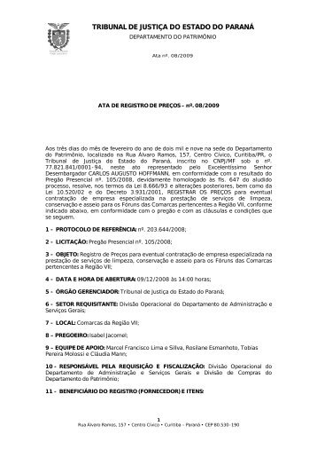 08/09 - TJPR