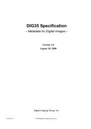 DIG35 Specification: Metadata for Digital Images. Version 1.0