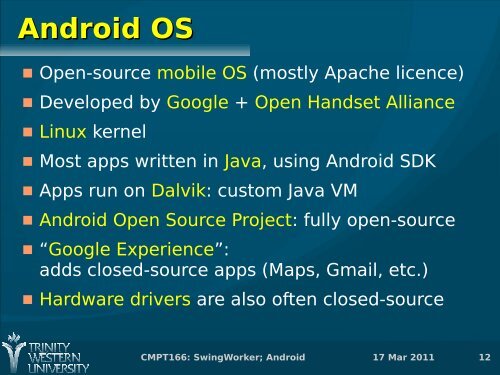 Intro to Android