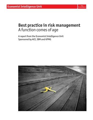 Best practice in risk management - Economist Intelligence Unit