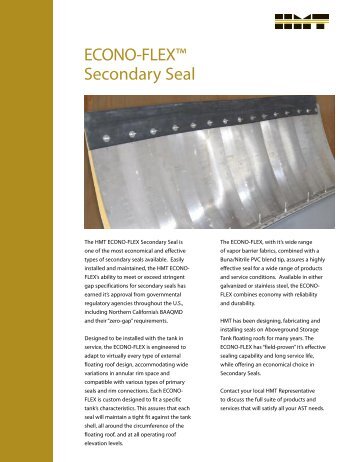 Econoflex Secondary Seal - HMT