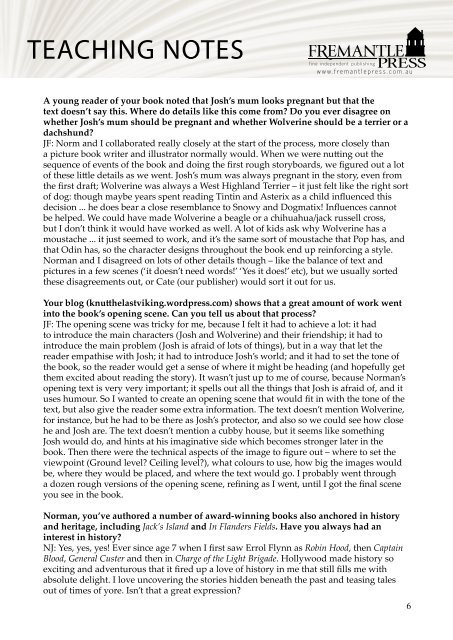 THE LAST VIKING TEACHING NOTES WEB.pdf - Fremantle Press