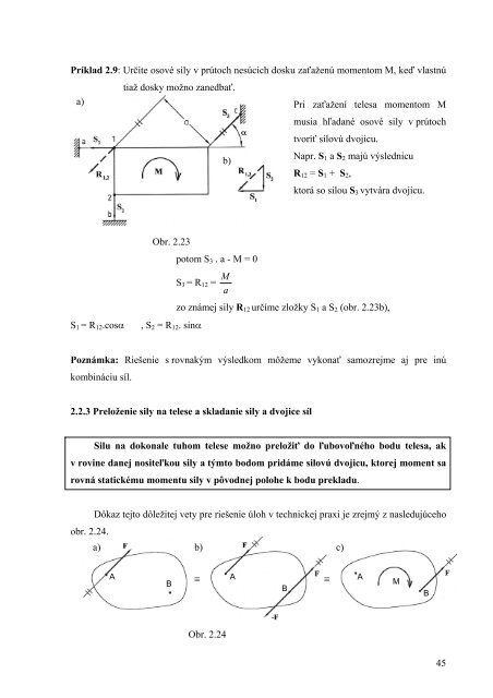 Statika pre Å¡peciÃ¡lne inÅ¾inierstvo. - Fakulta Å¡peciÃ¡lneho inÅ¾inierstva