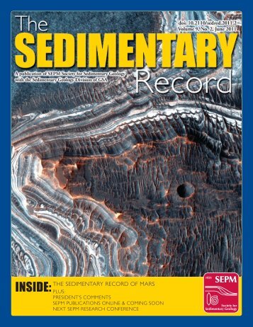 INSIDE:THE SEDIMENTARY RECORD OF MARS - SEPM