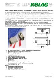 Single and dual axis Inclinometer / Accelerometer / Vibration Sensor ...