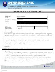 ASIGNATURA : GERENCIA DE SEGUROS CODIGO : ADM-148 NO ...