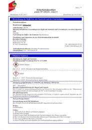 Sicherheitsdatenblatt - Peter Kwasny GmbH