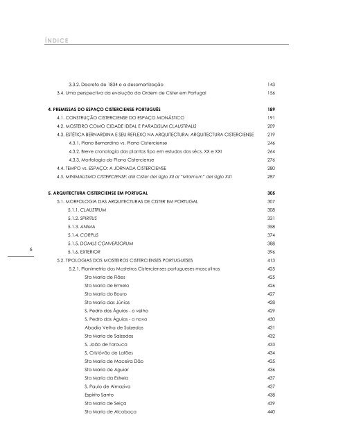 as arquitecturas de cister em portugal. a actualidade ... - Ubi Thesis